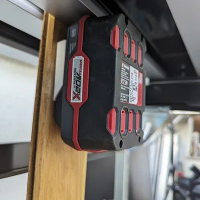 Giá đỡ pin Parkside X20V (accu) gắn tường/gắn dưới kệ