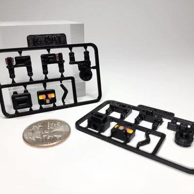 Bộ Kit Card/Móc Khóa Mèo Mini Figure lấy cảm hứng Minecraft
