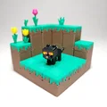 Bộ Kit Card/Móc Khóa Mèo Mini Figure lấy cảm hứng Minecraft - Thumbnail 3