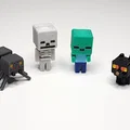 Bộ Kit Card/Móc Khóa Mèo Mini Figure lấy cảm hứng Minecraft - Thumbnail 4