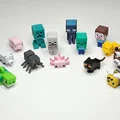 Bộ Kit Card/Móc Khóa Mèo Mini Figure lấy cảm hứng Minecraft - Thumbnail 5