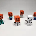 Bộ Kit Card/Móc Khóa Snow Golem phong cách Minecraft (Mini Figure) - Thumbnail 4