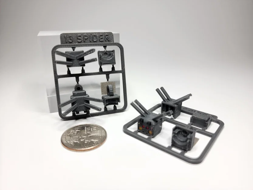 Bộ Kit Card/Móc Khóa Mini Figure Nhện (Spider) phong cách Minecraft - Image 2