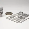Bộ Kit Card/Móc Khóa Skeleton mini lấy cảm hứng Minecraft - Thumbnail 1