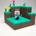 Bộ Kit Card/ Móc Khóa Steve Mini Figure phong cách Minecraft - Thumbnail 2