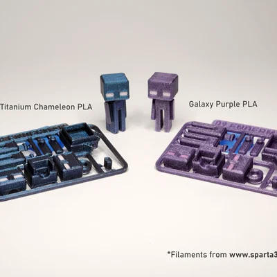 Kit Card/Móc Khóa Enderman mini lấy cảm hứng Minecraft