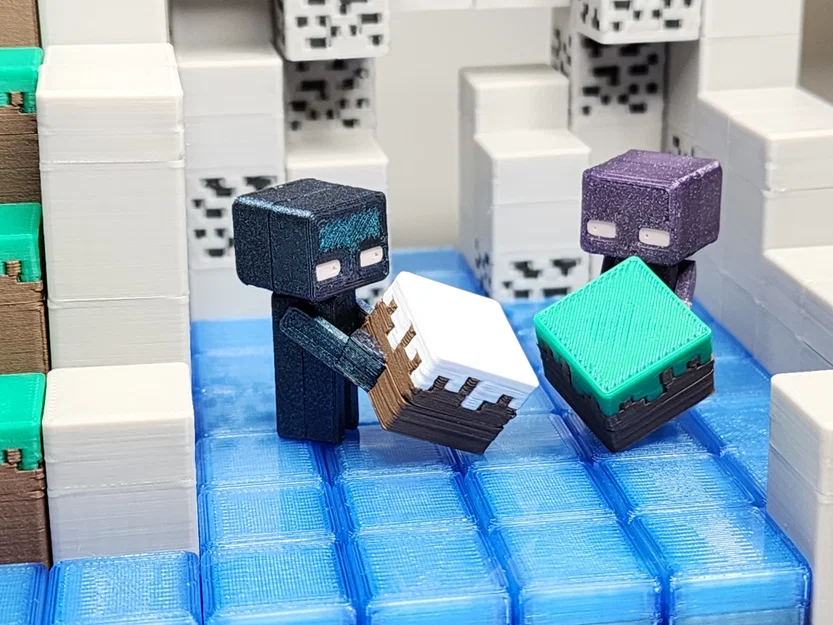 Kit Card/Móc Khóa Enderman mini lấy cảm hứng Minecraft - Image 2