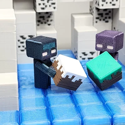 Kit Card/Móc Khóa Enderman mini lấy cảm hứng Minecraft