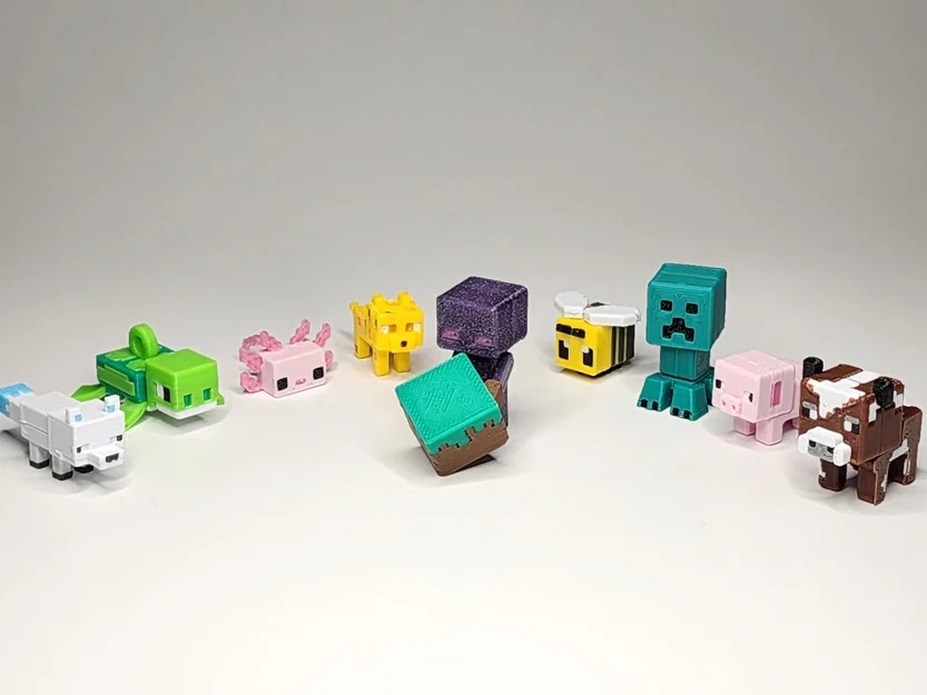 Kit Card/Móc Khóa Enderman mini lấy cảm hứng Minecraft - Image 3