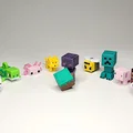 Kit Card/Móc Khóa Enderman mini lấy cảm hứng Minecraft - Thumbnail 3