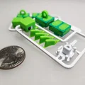 Kit Card/Móc khóa Rùa mini kiểu Minecraft (Minecraft-inspired Turtle Mini Figure) - Thumbnail 2
