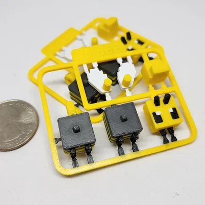 Bộ Kit Card/Móc Khóa Ong Mini phong cách Minecraft