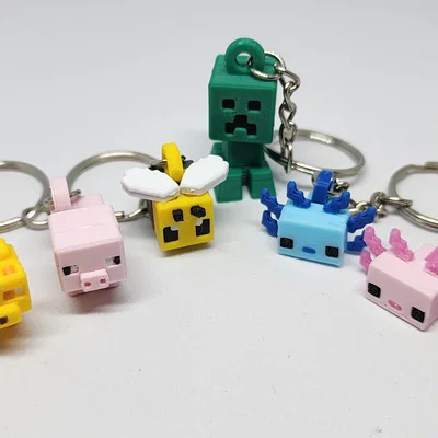 Bộ Kit Card/Móc Khóa Ong Mini phong cách Minecraft