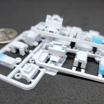 Kit Card/Móc Khóa Cáo Mini lấy cảm hứng Minecraft