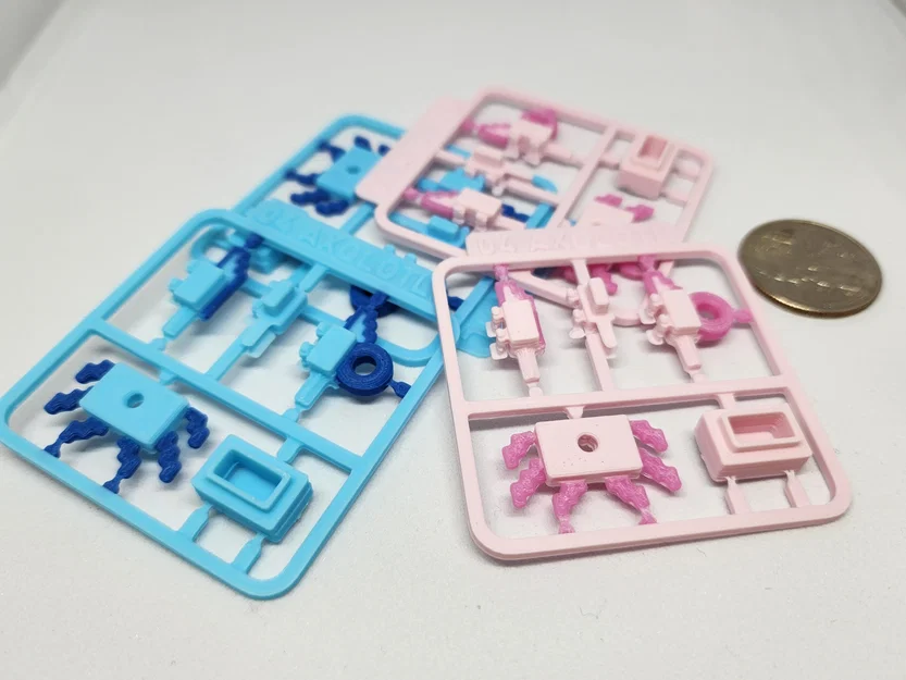 Bộ Kit Card/Móc Khóa Axolotl mini phong cách Minecraft - Image 2