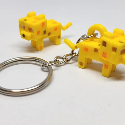 Kit Card/Móc Khóa Ocelot Mini lấy cảm hứng Minecraft