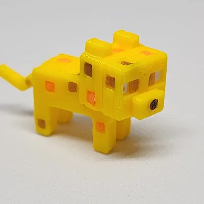 Kit Card/Móc Khóa Ocelot Mini lấy cảm hứng Minecraft
