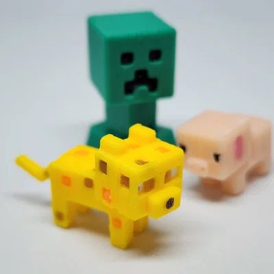 Kit Card/Móc Khóa Ocelot Mini lấy cảm hứng Minecraft