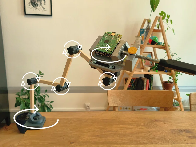 Tay đỡ khớp (Articulated Arm) với cách khớp nối mới - Image 2