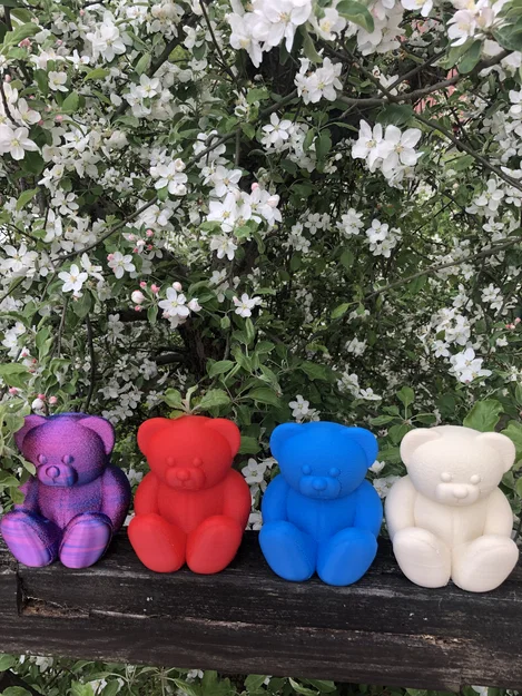 Mô hình gấu bông 3D dễ thương trang trí bàn làm việc - Image 4