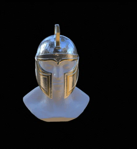 Mũ chiến binh Sparta (Spartan Helmet) - Mô hình in 3D cosplay cực ngầu - Image 1