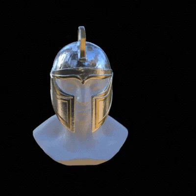 Mũ chiến binh Sparta (Spartan Helmet) - Mô hình in 3D cosplay cực ngầu