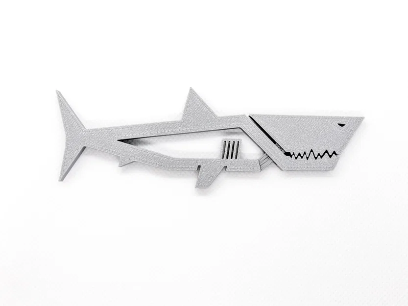 Kẹp Cá Mập Giận Dữ (Angry Shark Clip & Fidget Toy) - Image 2