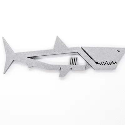 Kẹp Cá Mập Giận Dữ (Angry Shark Clip & Fidget Toy)