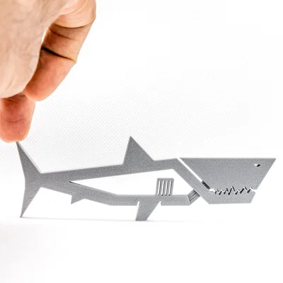 Kẹp Cá Mập Giận Dữ (Angry Shark Clip & Fidget Toy)