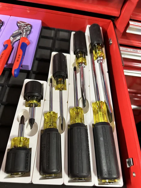 Gridfinity - Cập nhật! Klein Tools 85148 Screwdriver Set - Bản compact - Image 2