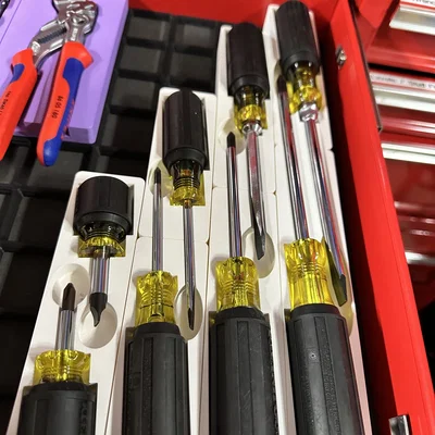 Gridfinity - Cập nhật! Klein Tools 85148 Screwdriver Set - Bản compact