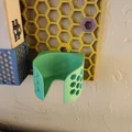 Giá treo chai cồn IPA 75mm cho Honeycomb Storage Wall (HSW) - Thumbnail 2