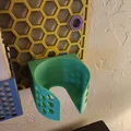 Giá treo chai cồn IPA 75mm cho Honeycomb Storage Wall (HSW) - Thumbnail 3