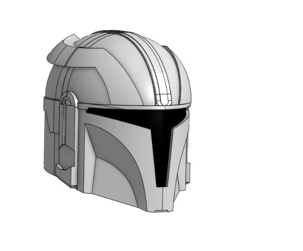 Mô hình Mũ bảo hiểm Mandalorian in 3D ấn tượng - Image 1