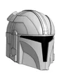Mô hình Mũ bảo hiểm Mandalorian in 3D ấn tượng - Thumbnail 1