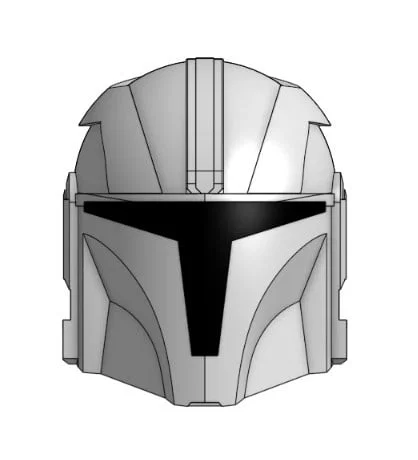 Mô hình Mũ bảo hiểm Mandalorian in 3D ấn tượng - Image 2