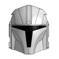 Mô hình Mũ bảo hiểm Mandalorian in 3D ấn tượng - Thumbnail 2