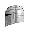 Mô hình Mũ bảo hiểm Mandalorian in 3D ấn tượng - Thumbnail 3