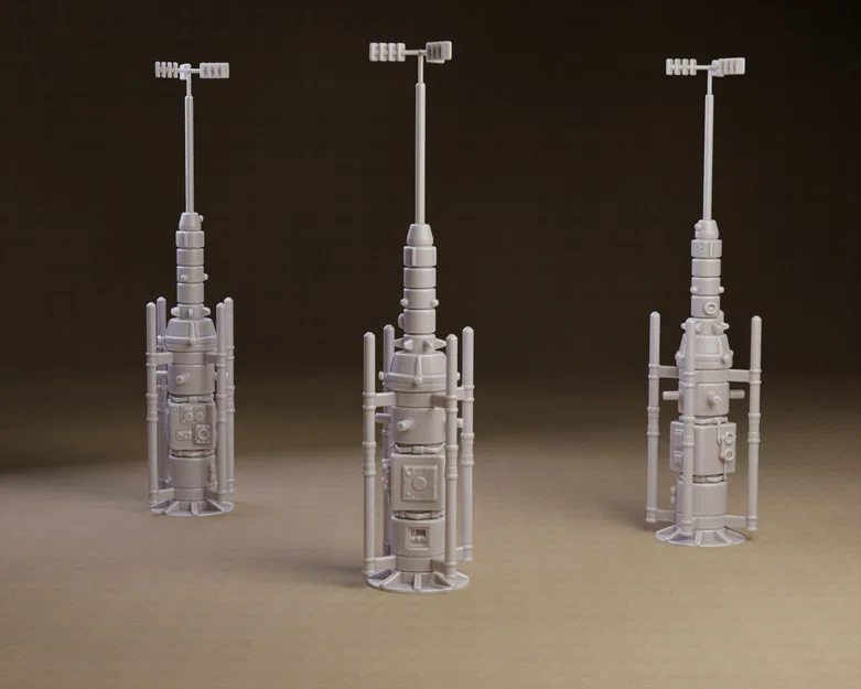 Mô hình 3D Tatooine Moisture Vaporator cho fan Star Wars - Image 1