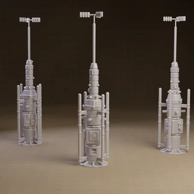 Mô hình 3D Tatooine Moisture Vaporator cho fan Star Wars