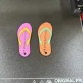 Thẻ hành lý hình dép kẹp FlipFlop Luggage Tag 3D độc đáo - Thumbnail 2