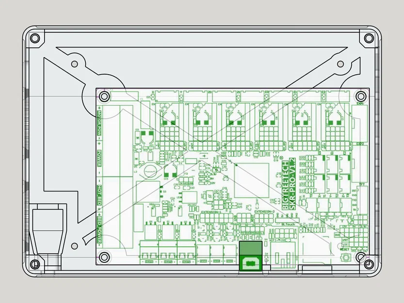 Vỏ SKR Pro v1.2 & TFT E3 v3.0 (remix) (threaded inserts) - Image 6