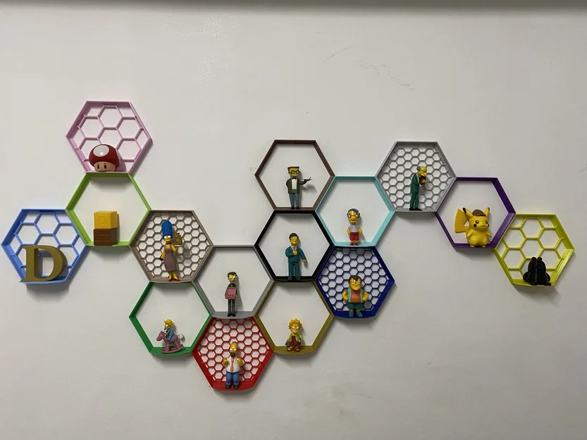 Kệ lục giác (Hexagonal shelf) - Image 5