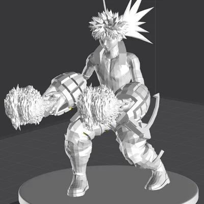 Mô hình 3D Bakugou Katsuki từ My Hero Academia đẹp mắt