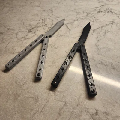 Balisong in 3D “Ultimate” (dao bướm/butterfly knife)