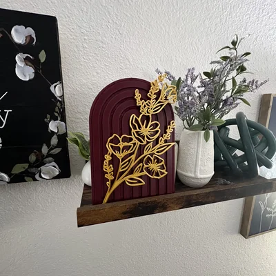 Tranh Treo Tường Hoa Phong Cách Boho (Boho Flower Wall Art)