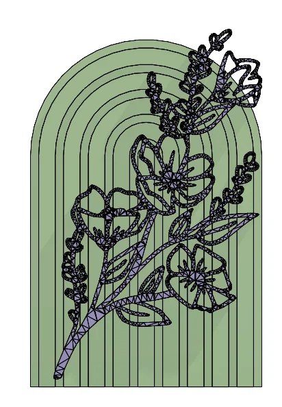 Tranh Treo Tường Hoa Phong Cách Boho (Boho Flower Wall Art) - Image 3