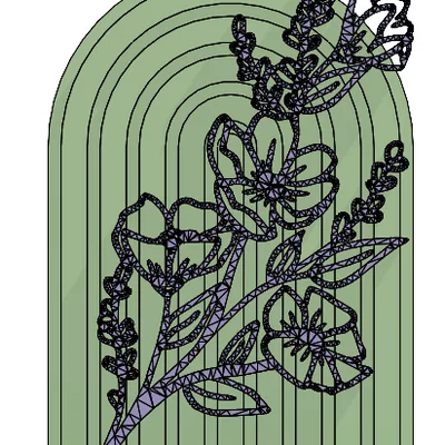 Tranh Treo Tường Hoa Phong Cách Boho (Boho Flower Wall Art)