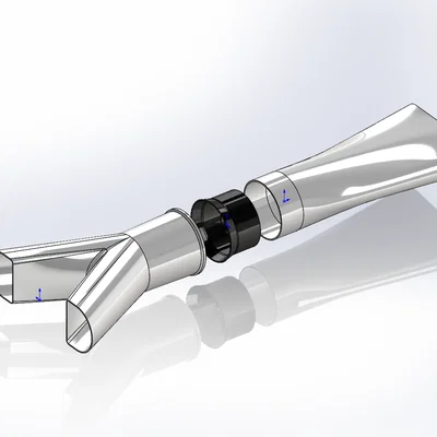 Ống Hút & Xả QX-Motor 30mm EDF cho FMS Alpha Jet
