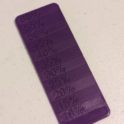 Mô hình kiểm tra độ mịn bề mặt Ironing Flow Test (10-60%)